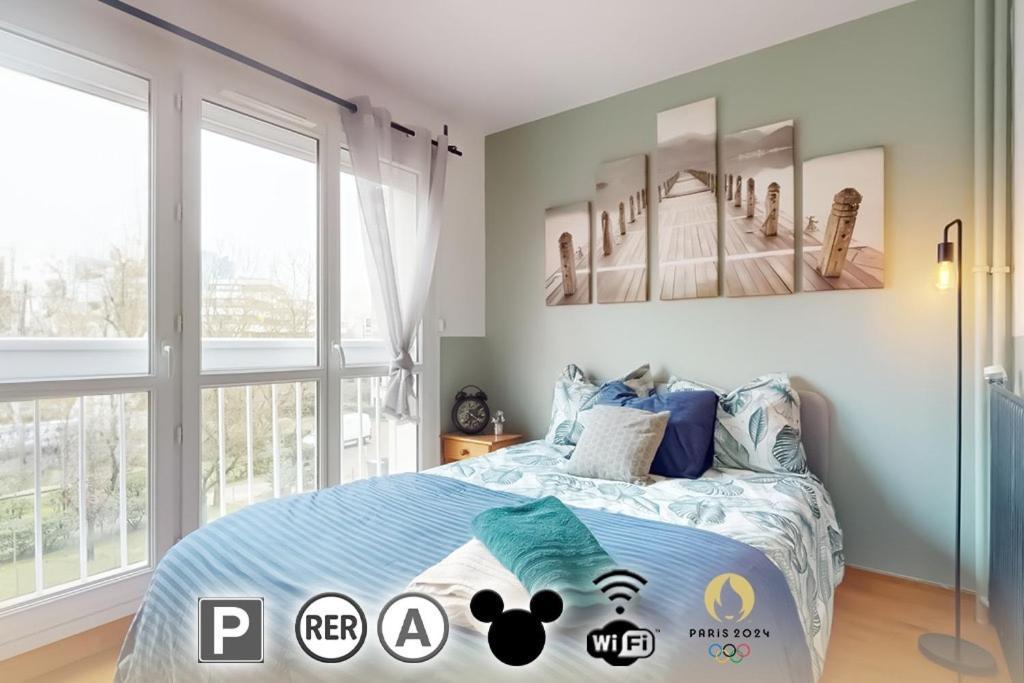 Proche Disney & Paris-2 Min Gare Noisy-le-Grand Exterior foto